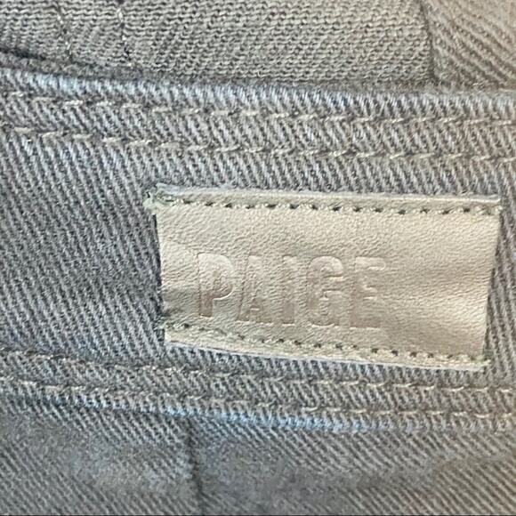 Cropped Overalls Paige SZ 24 Black Denim Nellie NWT - Picture 6 of 16